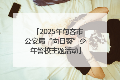 2025年句容市公安局“向日葵”少年警校主题活动