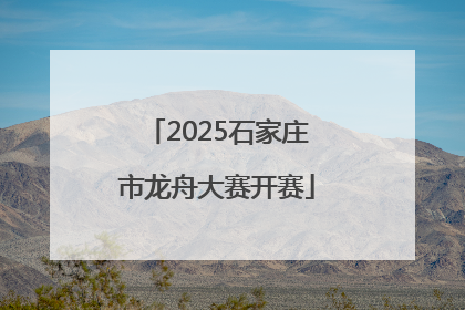 2025石家庄市龙舟大赛开赛