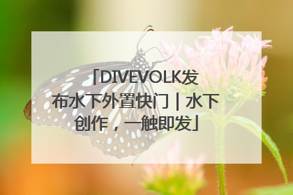 DIVEVOLK发布水下外置快门｜水下创作，一触即发