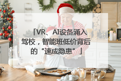 VR、AI设备涌入驾校，智能班低价背后的“速成隐患”